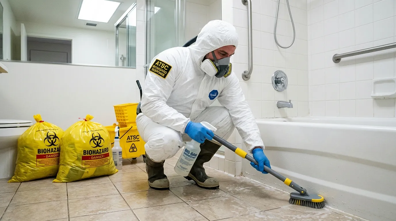 Decontamination equipment deployed for Blood Cleanup in Harrison